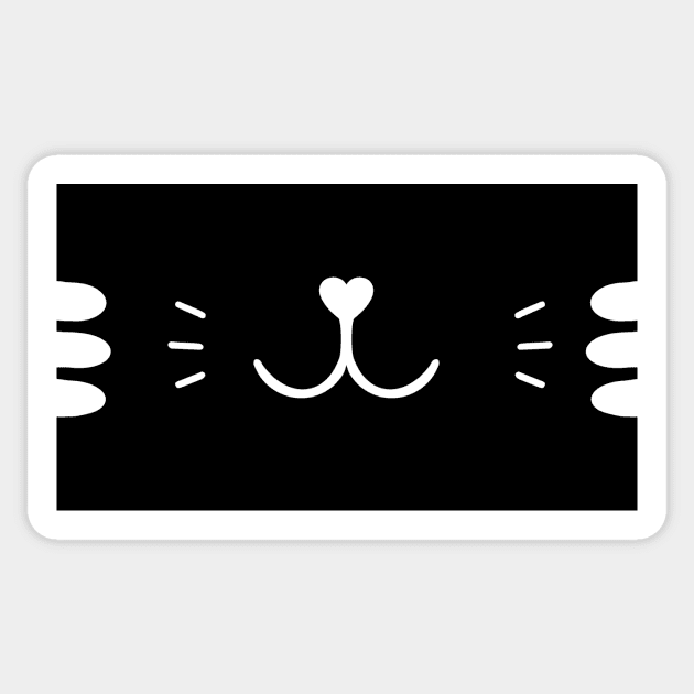 Cat Face Sticker by Episodic Drawing